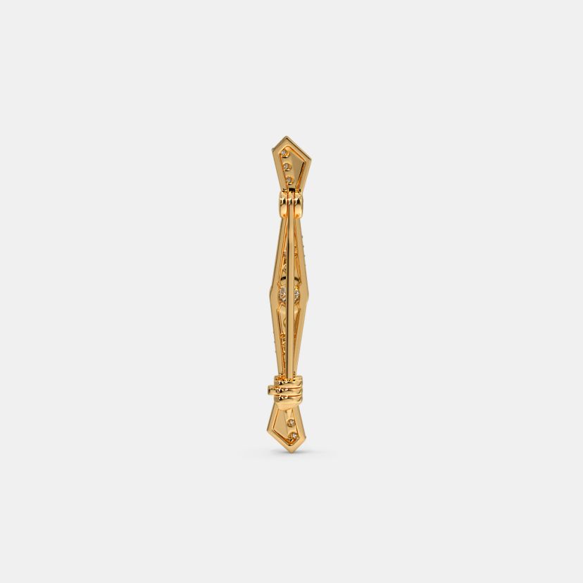 The Geometric Harmony Mens Brooch - image 6
