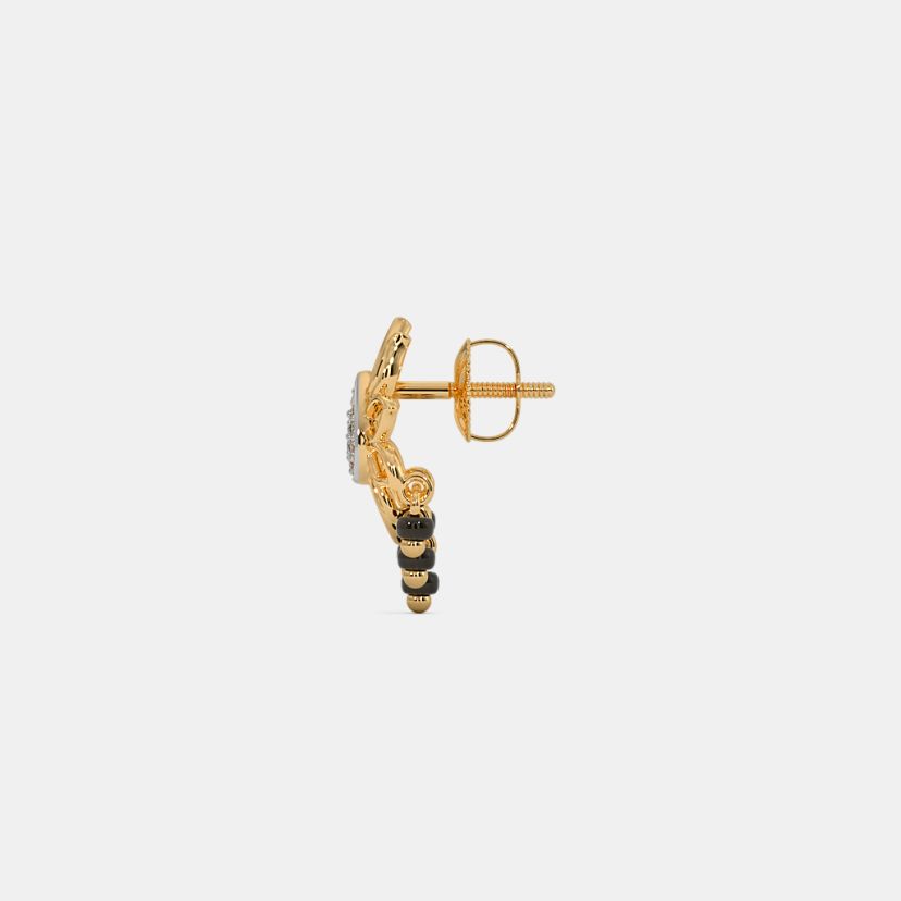 The Ameri Mangalsutra Stud Earrings - image 5