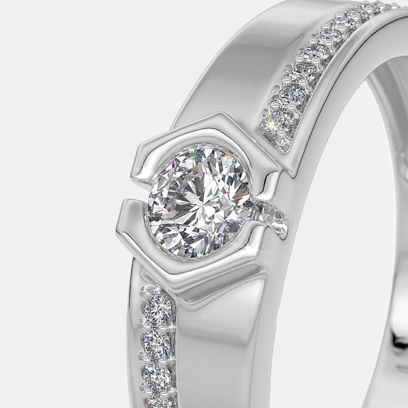 The Braden Solitaire Ring For Him - image 4