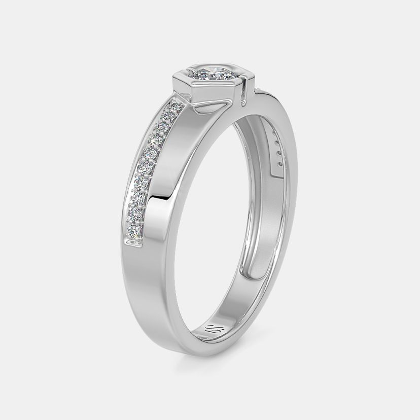 The Braden Solitaire Ring For Him - image 7