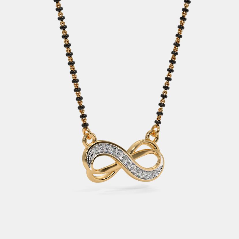 The Leesha Infinity Mangalsutra Pendant - image 6