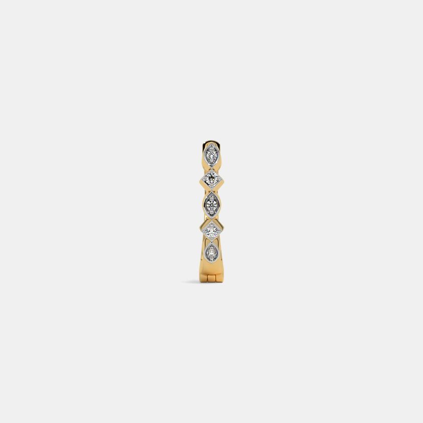 The Sweya Huggie Earrings - image 7