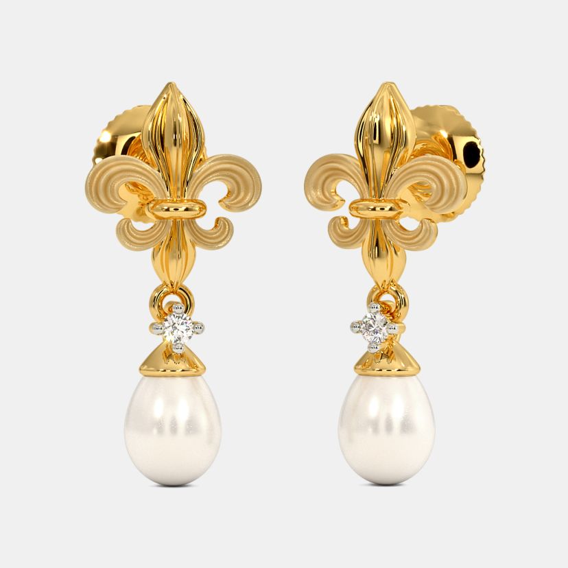 The Dia Drop Earrings - image 1
