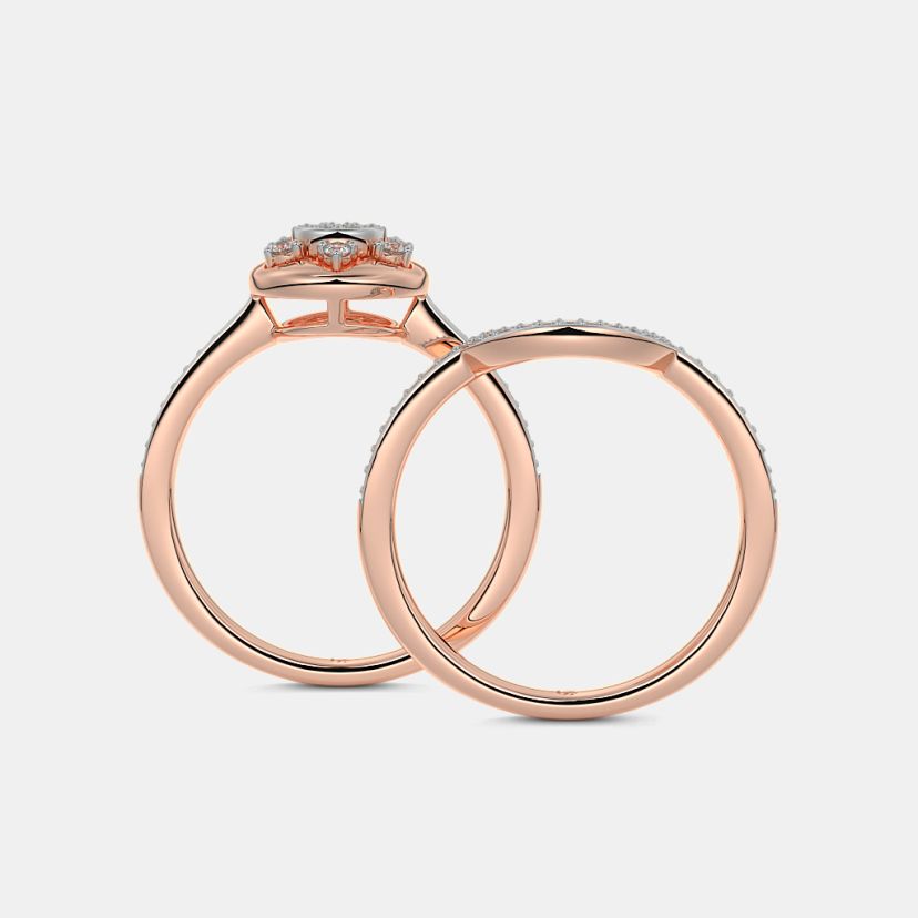 The Shirina Bridal Ring Set - image 9