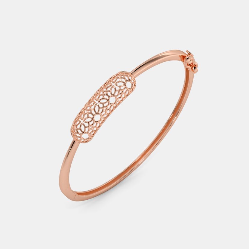 Thin rose shop gold bangle