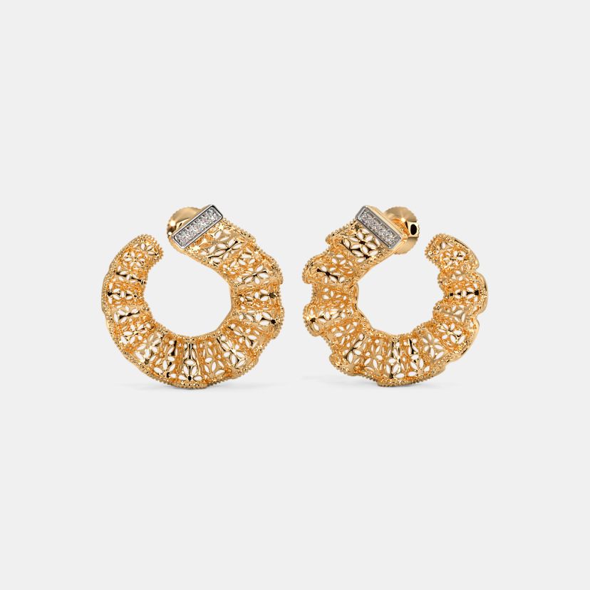 26mm Hoop Earrings in 14k Yellow Gold  BJs Wholesale Club