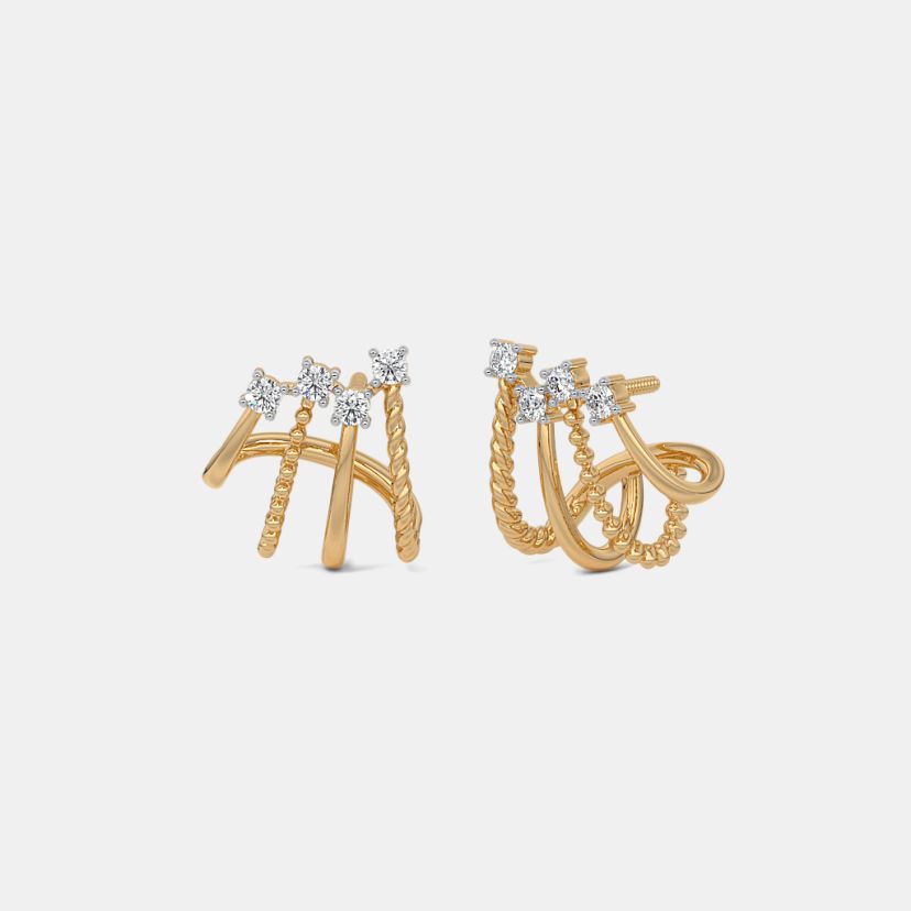 The Crystalline Stud Earrings - image 1