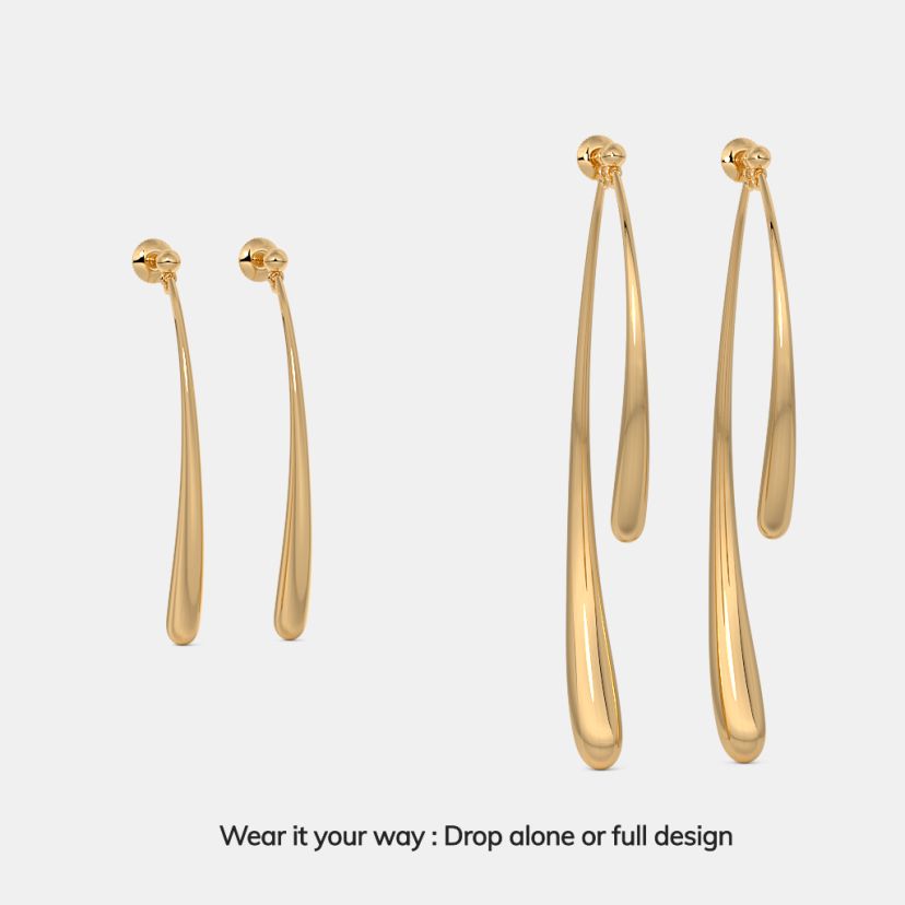 The Vyla Front Back Earrings - image 4