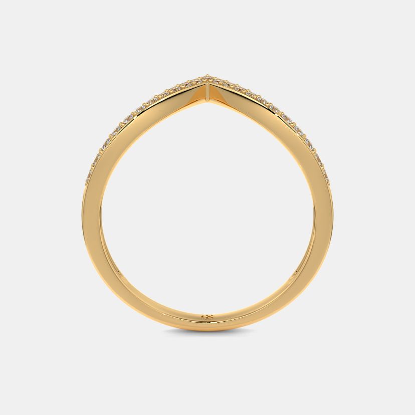 The Ellaine Chevron Ring - image 8