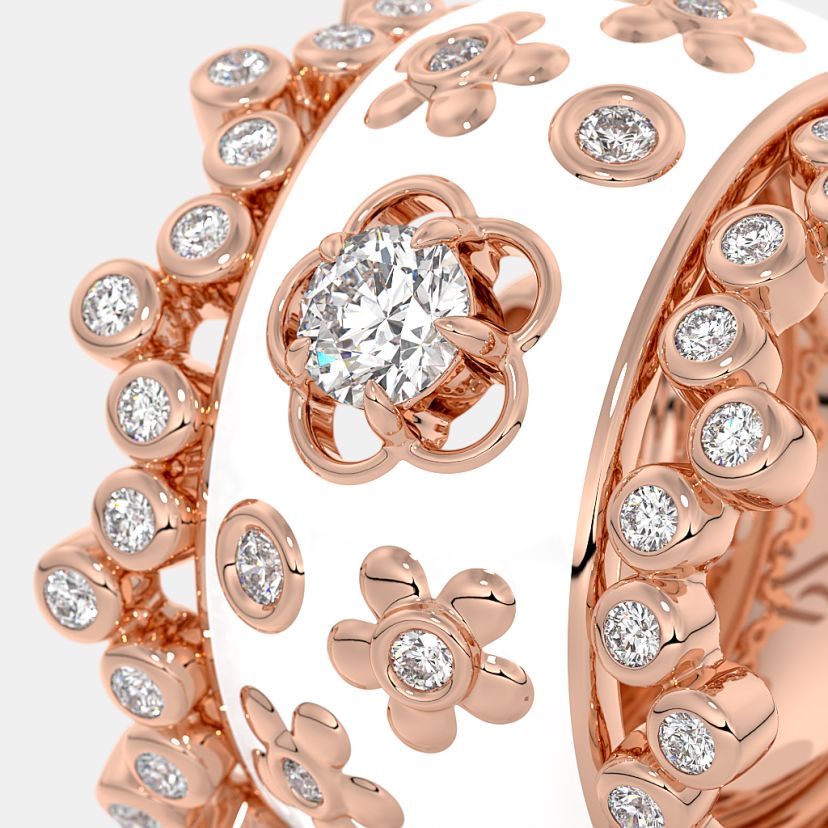 The Lunalit Bridal Ring Set - image 4