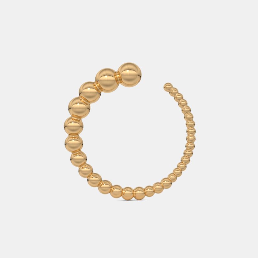 The Wontony Orange Peel Hoop Earrings - image 6