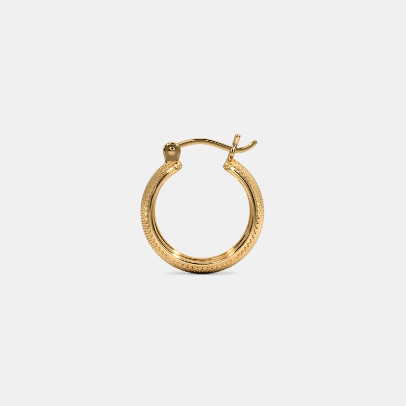 The Ofira Textured Hoop Earrings - image 5
