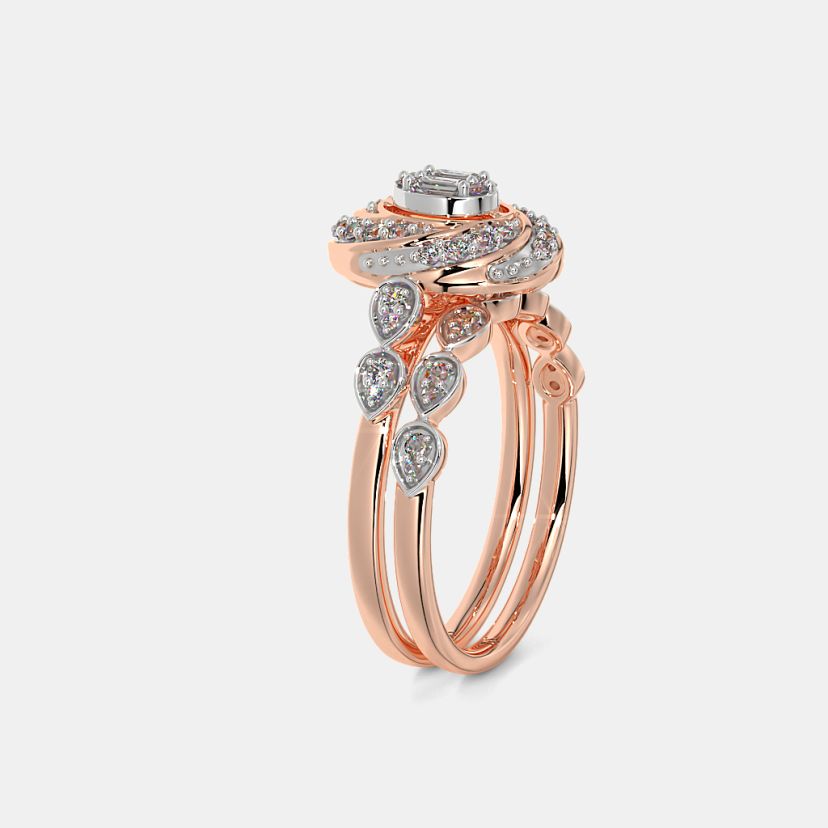 The Entwine Bridal Ring Set - image 10