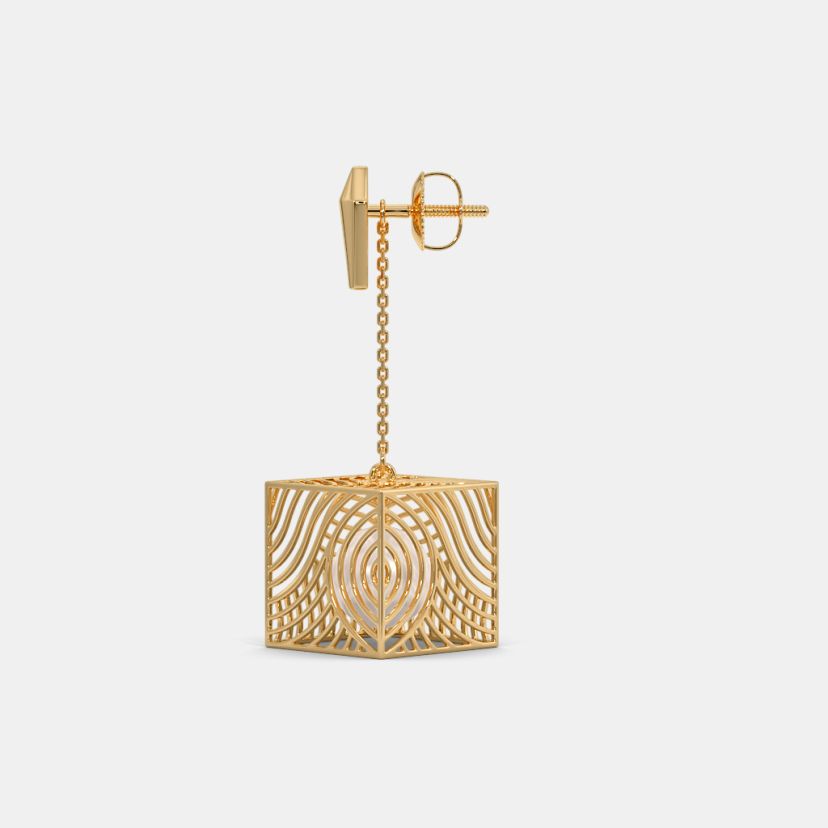 The Cubic Elegance Jhumka Earrings - image 8