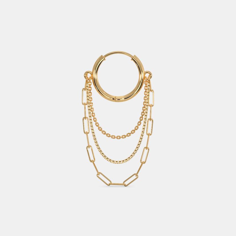 The Gulden Layer Dangle Hoop Earrings - image 5