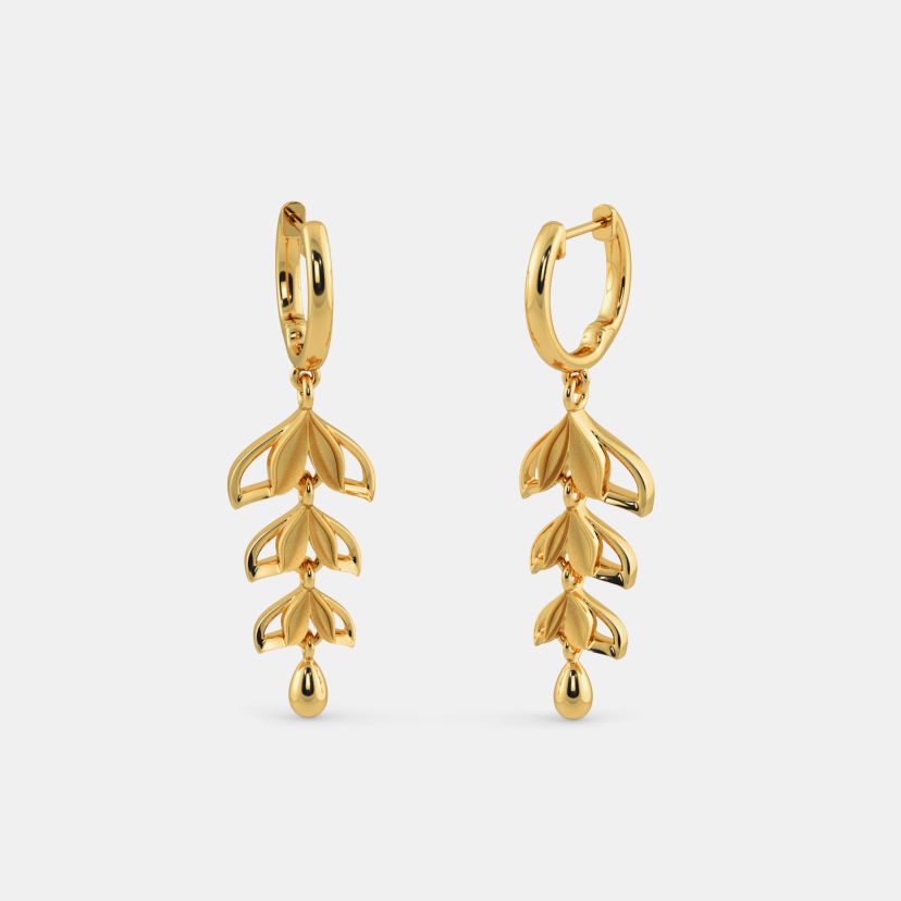 Gold earrings bluestone store