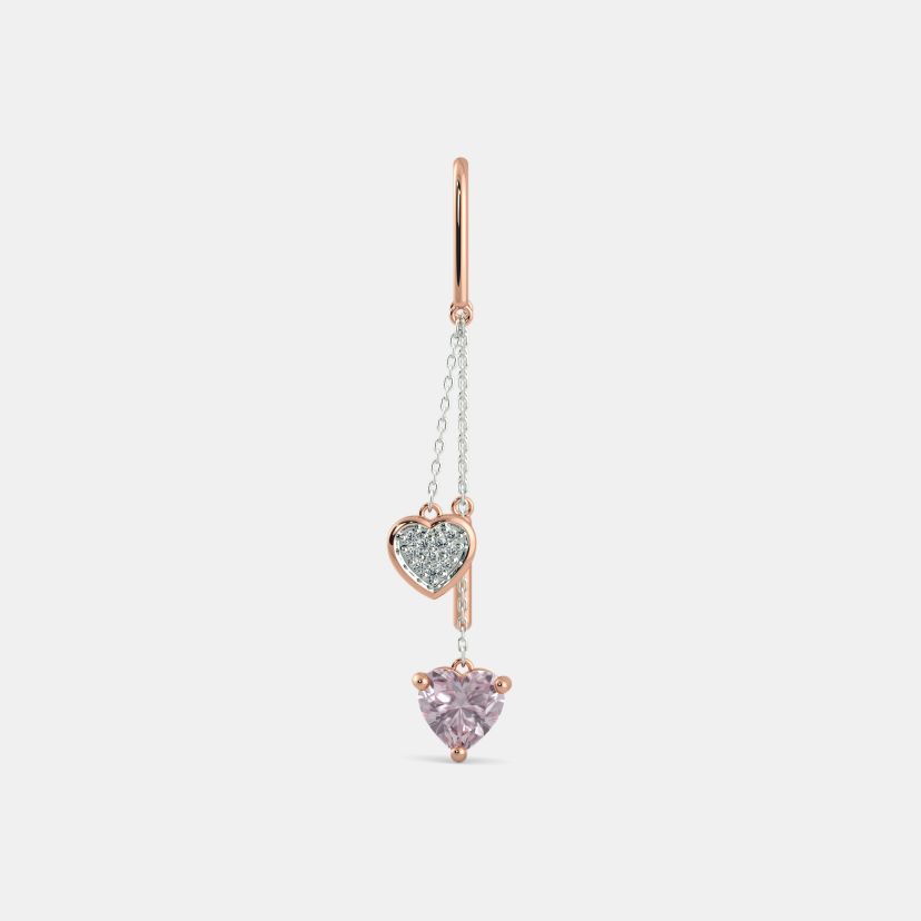 The Cira Rose Quartz Earrings - image 7