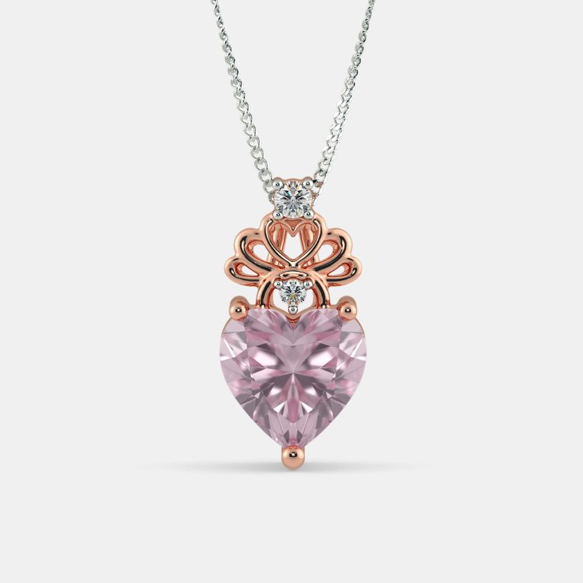 The Fiorella Rose Quartz Pendant - image 6