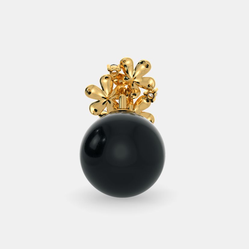 The Wreath Onyx Earrings - image 4