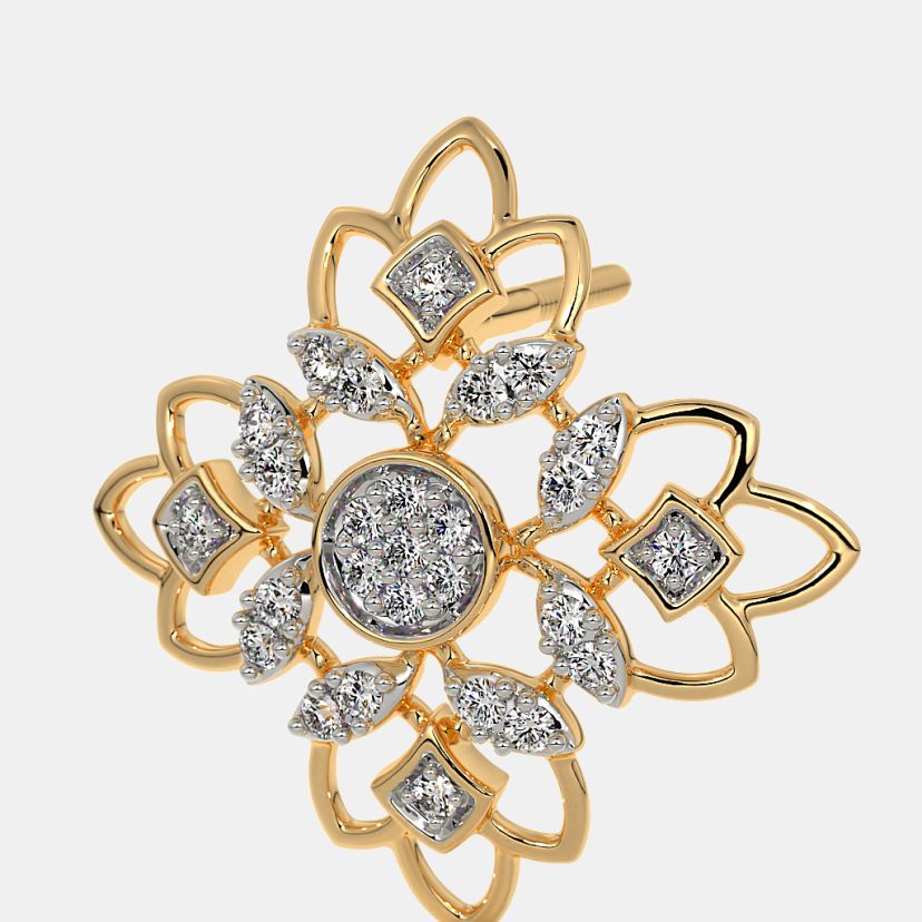 The Haute Lotus Stud Earrings - image 5