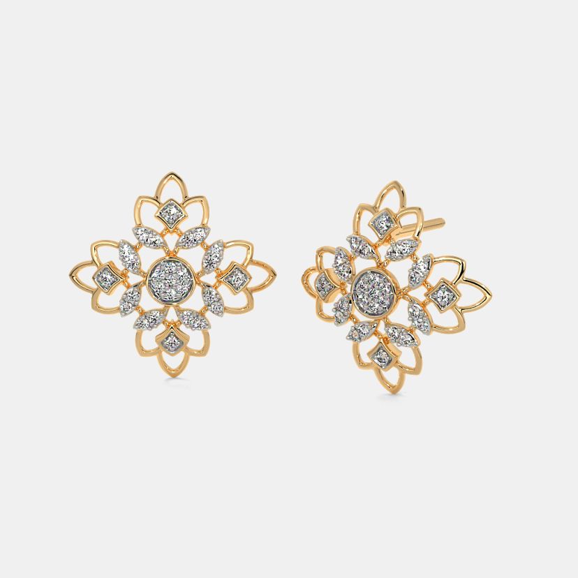 The Haute Lotus Stud Earrings - image 1