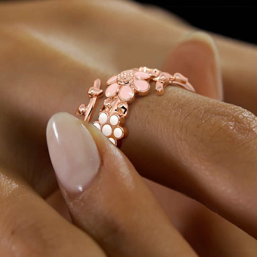 The Trifoliate Spiral Ring - image 6