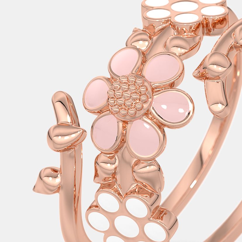 The Trifoliate Spiral Ring - image 5