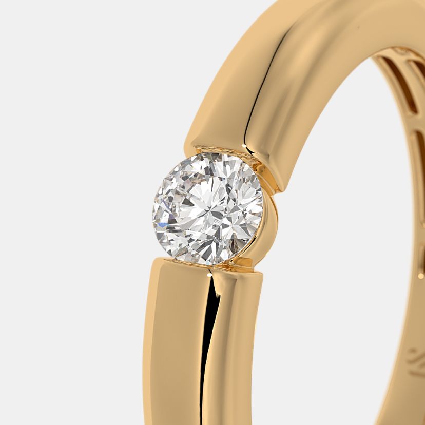 The Bondra Solitaire Couple Band For Him - image 3
