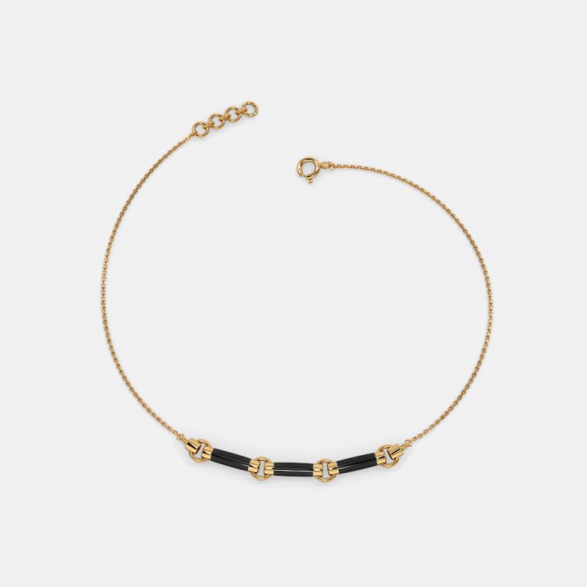 The Coal Black Anklet