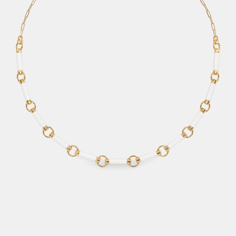The Wit White Collar Necklace - image 1