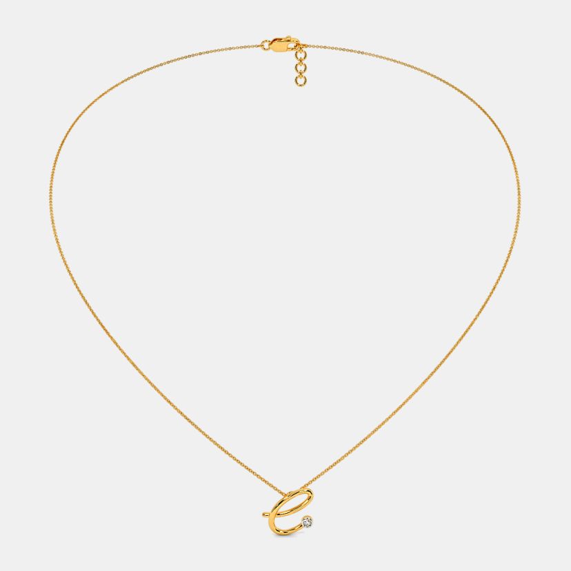 The Cursive E Necklace - image 4