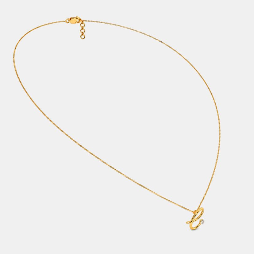 The Cursive E Necklace - image 7