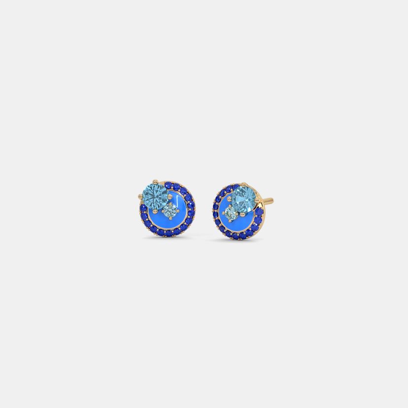 The Midnight Serenity Front Back Earrings - image 6