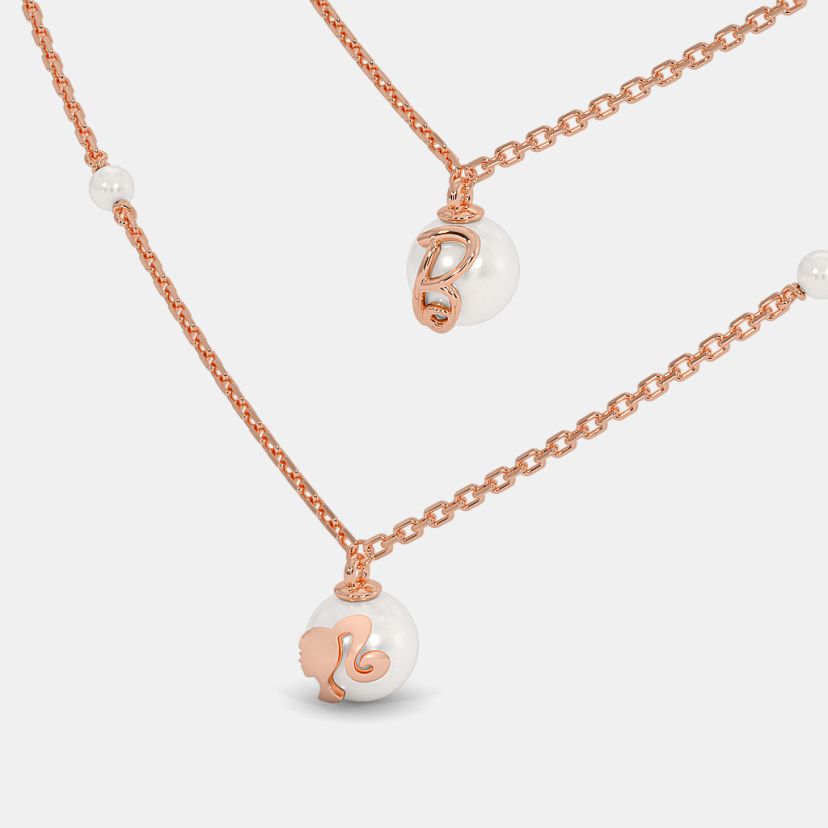 The Pearl Charm Layered Necklace - image 1