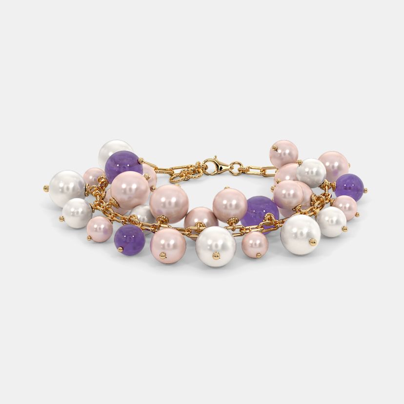 The Tide Of Pearls Charm Bracelet - image 1