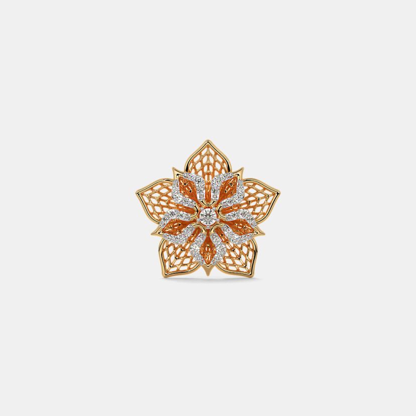The Daffodil Lattice Stud Earrings - image 7