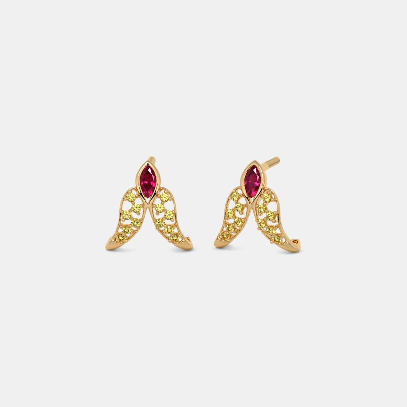 The Suryika J Hoop Earrings - image 1