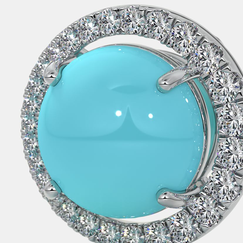 The Turquoisetide Stud Earrings - image 5