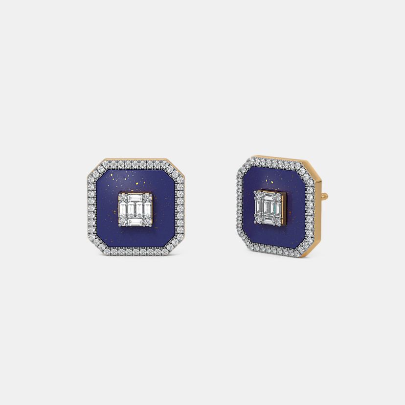The Octablue Stud Earrings - image 1