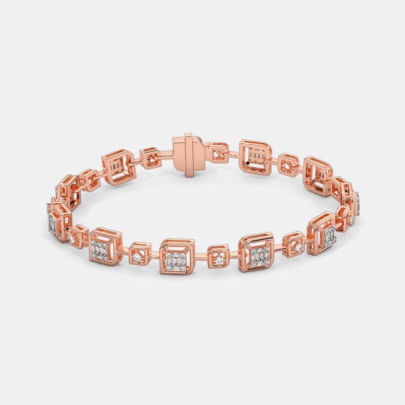 The Squareframe Tennis Bracelet - image 1