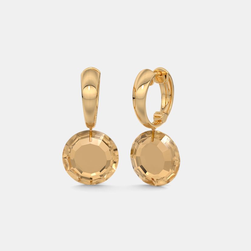 The Flacirtine Dangle Hoop Earrings - image 1