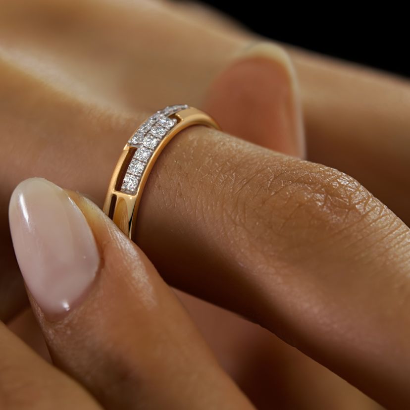The Eiluned Band Ring For Her - image 4