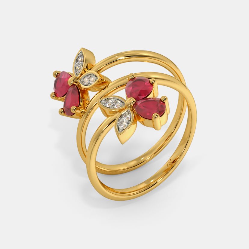 The Papillon Spiral Ring - image 1