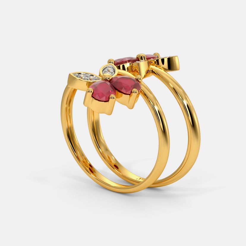 The Papillon Spiral Ring - image 8