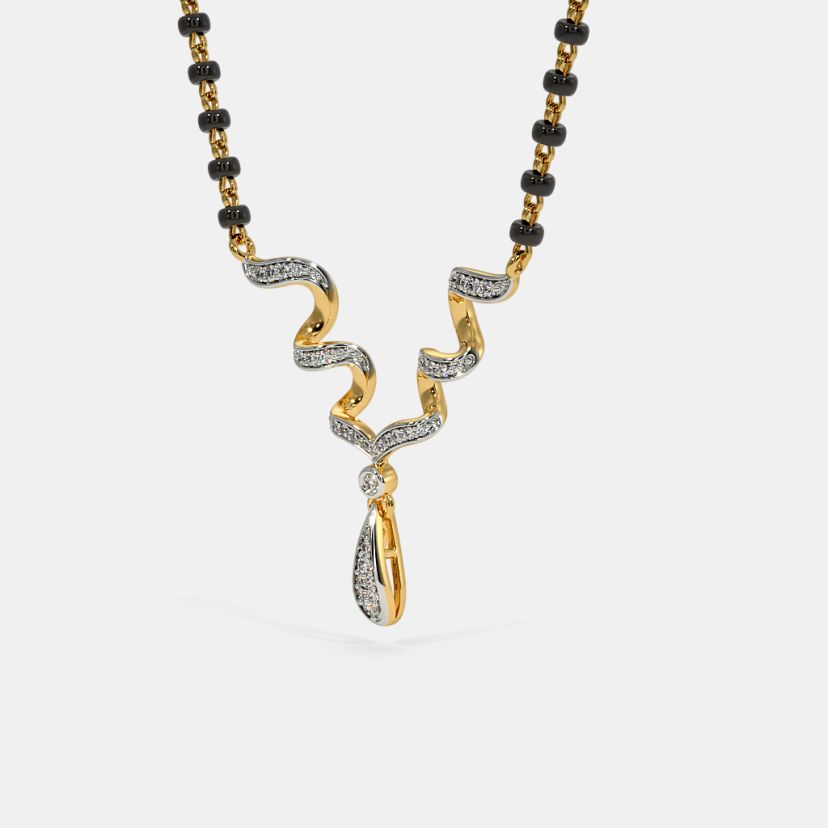 The Fold of Elegance Mangalsutra Pendant - image 4