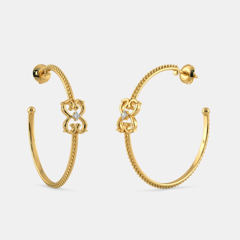 The Signet Hoop Earrings - image 1