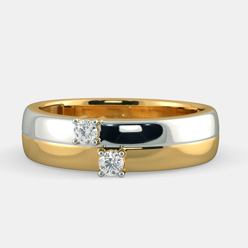 The Dual Sonata Ring for Him - Angle View 2