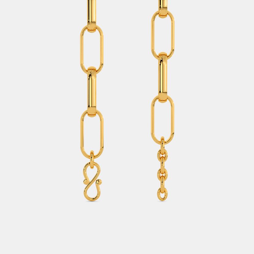 The Figaro Gold Chain - Angle View 1