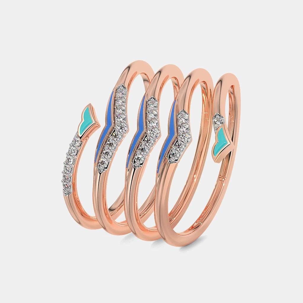 The Izadore Spiral Ring alternate view 1