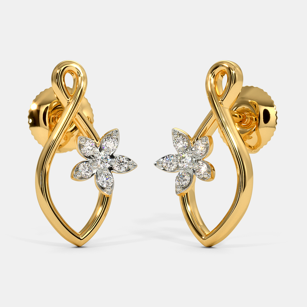 The Aaraina Stud Earrings | BlueStone.com